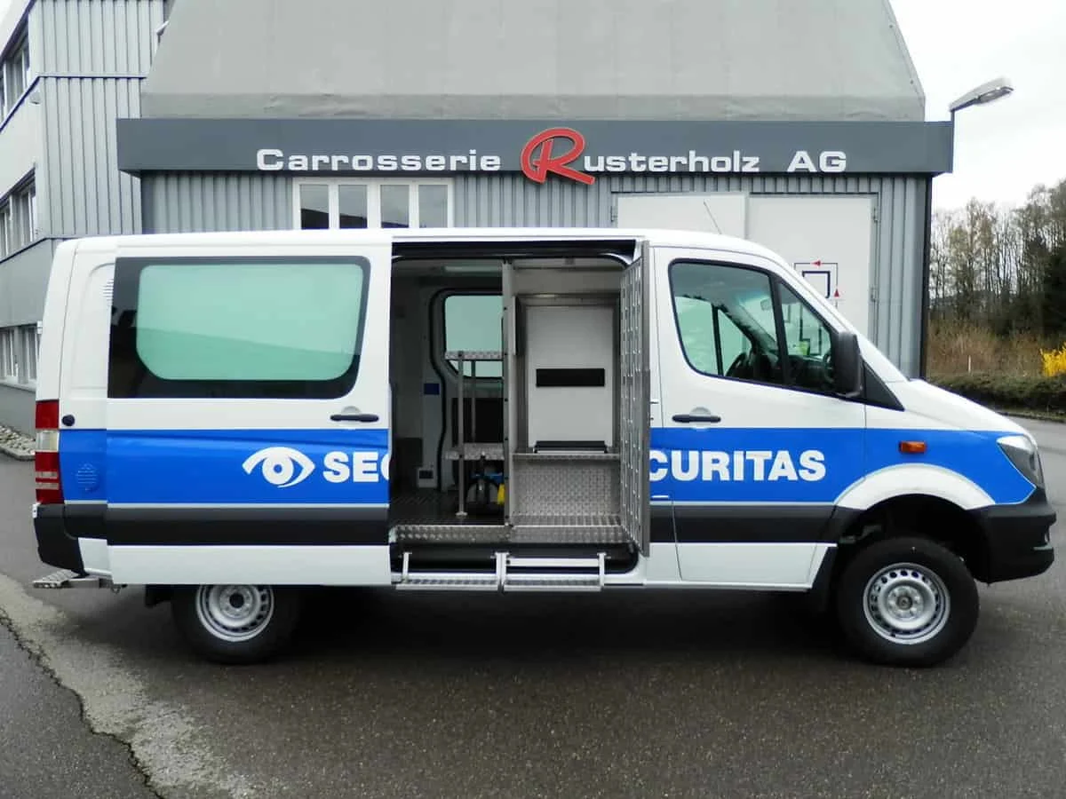Zellenfahrzeug Securitas